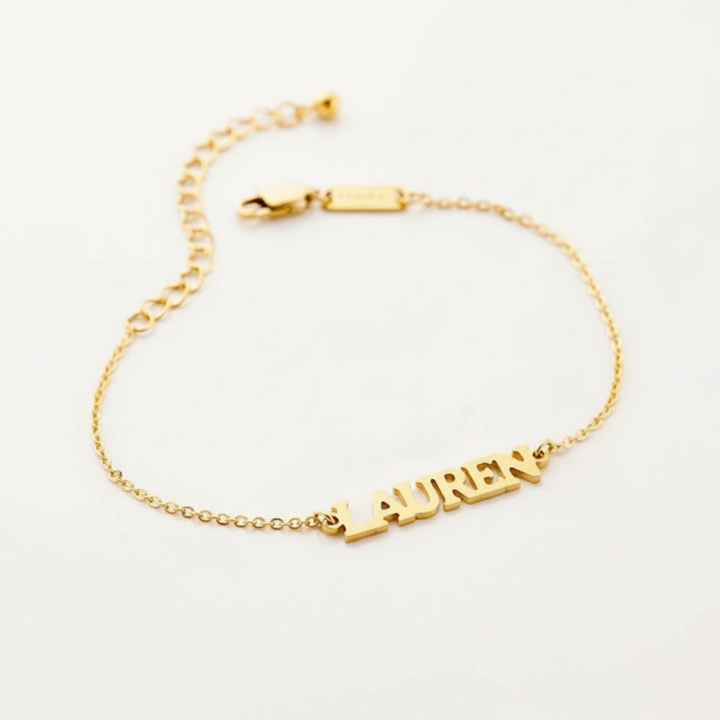 BRACELET PERSONNALISÉE PRÉNOM FRANÇAIS