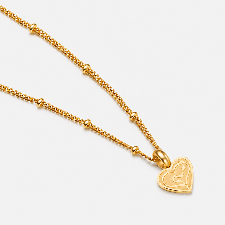 Collier Cœur Maman