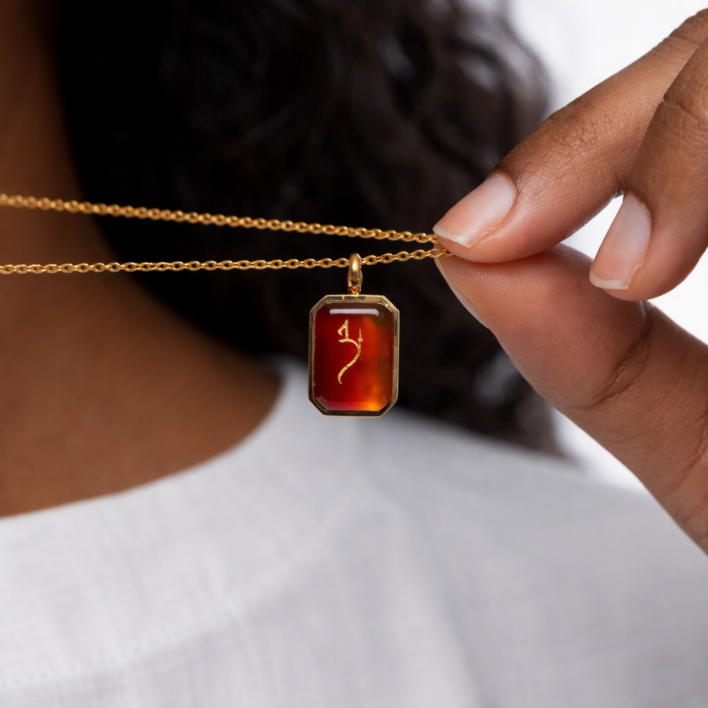Collier Amour – Pierre Agate