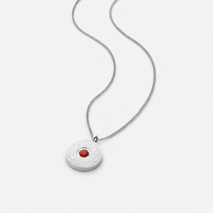 Klammermond Halskette "mit Widrigkeiten wird einfach" | Frauen