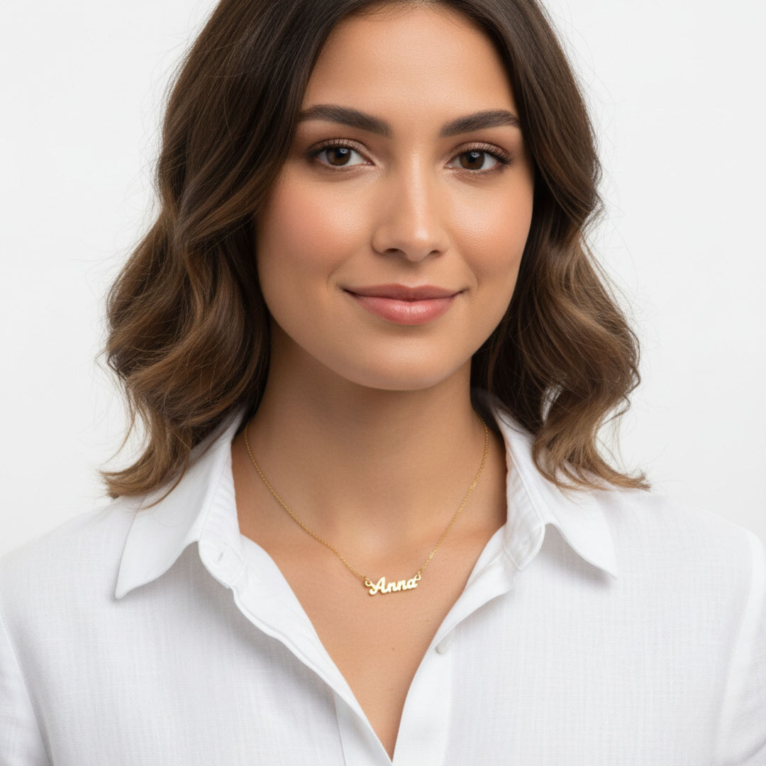 Collier prénom personnalisé Français