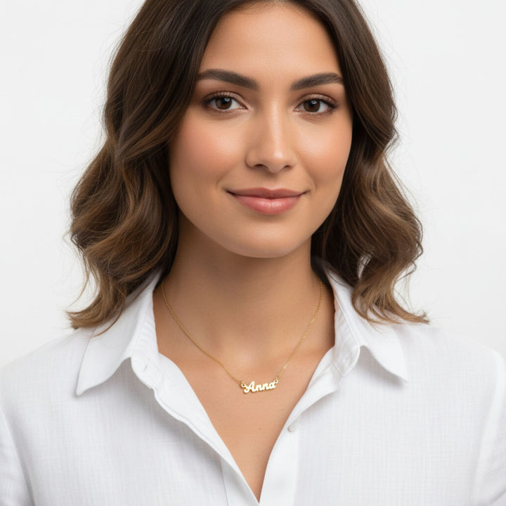 Collier prénom personnalisé Français